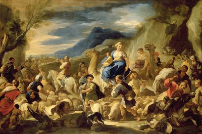Jacobs Journey to Canaan by Luca Giordano